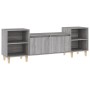 TV stand made of gray Sonoma plywood, measuring 160x35x55 cm. by vidaXL, TV Furniture - Ref: Foro24-821194, Price: 87,29 €, D...