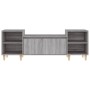 Mueble para TV madera contrachapada gris Sonoma 160x35x55 cm de vidaXL, Muebles TV - Ref: Foro24-821194, Precio: 87,29 €, Des...