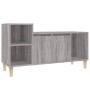 Sonoma gray plywood TV cabinet 100x35x55 cm by vidaXL, TV Furniture - Ref: Foro24-821178, Price: 60,54 €, Discount: %