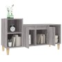 Sonoma gray plywood TV cabinet 100x35x55 cm by vidaXL, TV Furniture - Ref: Foro24-821178, Price: 60,54 €, Discount: %