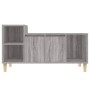 Sonoma gray plywood TV cabinet 100x35x55 cm by vidaXL, TV Furniture - Ref: Foro24-821178, Price: 60,54 €, Discount: %