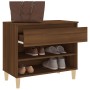 Brown oak plywood shoe cabinet 70x36x60 cm by vidaXL, Shoe racks and shoe organizers - Ref: Foro24-819763, Price: 52,99 €, Di...