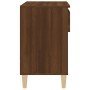 Mueble zapatero madera contrachapada roble marrón 70x36x60 cm de vidaXL, Zapateros y organizadores de calzado - Ref: Foro24-8...