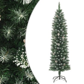 Árbol de Navidad artificial estrecho con soporte PVC 150 cm de vidaXL, Arboles de navidad - Ref: Foro24-345165, Precio: 70,99...