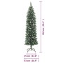 Schmaler künstlicher Weihnachtsbaum mit PVC-Stütze 150 cm von vidaXL, Weihnachtsbäume - Ref: Foro24-345165, Preis: 70,45 €, R...