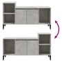 Concrete gray plywood TV cabinet 100x35x55 cm by vidaXL, TV Furniture - Ref: Foro24-821184, Price: 57,99 €, Discount: %