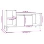 Mueble para TV madera contrachapada gris hormigón 100x35x55 cm de vidaXL, Muebles TV - Ref: Foro24-821184, Precio: 57,08 €, D...