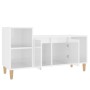 Glossy white plywood TV cabinet 100x35x55 cm by vidaXL, TV Furniture - Ref: Foro24-821174, Price: 63,98 €, Discount: %