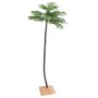 Palmera artificial con 136 LED blanco cálido 220 cm de vidaXL, Arboles de navidad - Ref: Foro24-345139, Precio: 83,74 €, Desc...