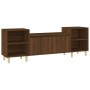 Oak brown plywood TV cabinet 160x35x55 cm by vidaXL, TV Furniture - Ref: Foro24-821195, Price: 87,29 €, Discount: %