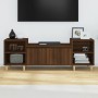 Oak brown plywood TV cabinet 160x35x55 cm by vidaXL, TV Furniture - Ref: Foro24-821195, Price: 87,29 €, Discount: %