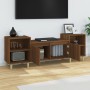 Oak brown plywood TV cabinet 160x35x55 cm by vidaXL, TV Furniture - Ref: Foro24-821195, Price: 87,29 €, Discount: %