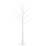 White artificial birch with 72 warm white LEDs 150 cm by vidaXL, Christmas trees - Ref: Foro24-345143, Price: 42,19 €, Discou...