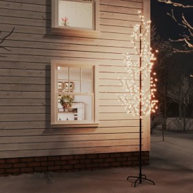 LED tree with cherry blossom 368 warm white LEDs 300 cm by vidaXL, Christmas trees - Ref: Foro24-345134, Price: 83,99 €, Disc...