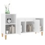 Weißer TV-Schrank aus Sperrholz, 100 x 35 x 55 cm von vidaXL, TV-Möbel - Ref: Foro24-821172, Preis: 60,73 €, Rabatt: %