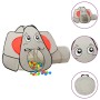 Tienda de juegos elefante gris 174x86x101 cm de vidaXL, Tiendas y túneles de juego - Ref: Foro24-93678, Precio: 37,23 €, Desc...