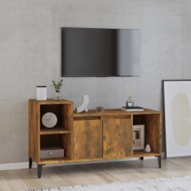 Smoked oak plywood TV cabinet 100x35x55 cm by vidaXL, TV Furniture - Ref: Foro24-821185, Price: 64,99 €, Discount: %