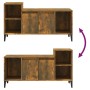 Smoked oak plywood TV cabinet 100x35x55 cm by vidaXL, TV Furniture - Ref: Foro24-821185, Price: 63,97 €, Discount: %