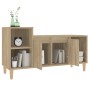 TV stand made of Sonoma oak plywood, measuring 100x35x55 cm. by vidaXL, TV Furniture - Ref: Foro24-821175, Price: 69,07 €, Di...