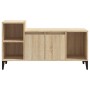 TV-Schrank aus Sonoma-Eichensperrholz, 100 x 35 x 55 cm von vidaXL, TV-Möbel - Ref: Foro24-821183, Preis: 68,91 €, Rabatt: %