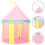 Pink children's play tent 100x100x127 cm by vidaXL, Play tents and tunnels - Ref: Foro24-93680, Price: 35,77 €, Discount: %