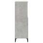 Aparador alto madera contrachapada gris hormigón 60x36x110 cm de vidaXL, Aparadores - Ref: Foro24-821232, Precio: 95,00 €, De...