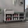 Mueble zapatero madera contrachapada gris Sonoma 102x36x60 cm de vidaXL, Zapateros y organizadores de calzado - Ref: Foro24-8...