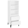 Tall white plywood sideboard 40x36x110 cm by vidaXL, Sideboards - Ref: Foro24-821244, Price: 66,99 €, Discount: %