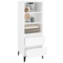 Tall white plywood sideboard 40x36x110 cm by vidaXL, Sideboards - Ref: Foro24-821244, Price: 66,99 €, Discount: %