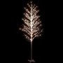 Abedul artificial blanco con 672 LEDs blanco cálido 400 cm de vidaXL, Arboles de navidad - Ref: Foro24-345147, Precio: 191,76...