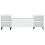 Mueble para TV madera contrachapada blanco 160x35x55 cm de vidaXL, Muebles TV - Ref: Foro24-821196, Precio: 91,32 €, Descuent...