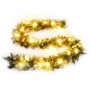 Christmas garland with LED lights PVC green 2.7 m by vidaXL, Christmas lights - Ref: Foro24-345169, Price: 39,37 €, Discount: %