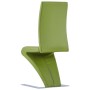 Dining chairs zigzag shape 4 pcs green synthetic leather by vidaXL, dining chairs - Ref: Foro24-3052959, Price: 349,33 €, Dis...