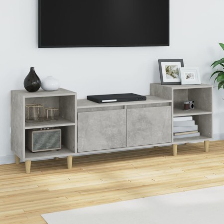 Mueble para TV madera contrachapada gris hormigón 160x35x55 cm de vidaXL, Muebles TV - Ref: Foro24-821192, Precio: 85,55 €, D...