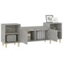 Concrete gray plywood TV cabinet 160x35x55 cm by vidaXL, TV Furniture - Ref: Foro24-821192, Price: 85,55 €, Discount: %