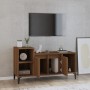 Mueble para TV madera contrachapada marrón roble 100x35x55 cm de vidaXL, Muebles TV - Ref: Foro24-821187, Precio: 57,67 €, De...