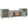 Mueble para TV madera contrachapada gris hormigón 160x35x55 cm de vidaXL, Muebles TV - Ref: Foro24-821192, Precio: 85,55 €, D...