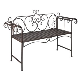 Aged brown steel garden bench 132 cm by vidaXL, garden benches - Ref: Foro24-40716, Price: 143,99 €, Discount: %