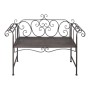 Aged brown steel garden bench 132 cm by vidaXL, garden benches - Ref: Foro24-40716, Price: 151,15 €, Discount: %