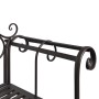 Aged brown steel garden bench 132 cm by vidaXL, garden benches - Ref: Foro24-40716, Price: 151,15 €, Discount: %