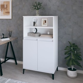 Tall white plywood sideboard 60x36x110 cm by vidaXL, Sideboards - Ref: Foro24-821228, Price: 101,14 €, Discount: %