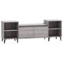 Sonoma gray plywood TV cabinet 160x35x55 cm by vidaXL, TV Furniture - Ref: Foro24-821202, Price: 92,99 €, Discount: %