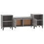 Sonoma gray plywood TV cabinet 160x35x55 cm by vidaXL, TV Furniture - Ref: Foro24-821202, Price: 92,99 €, Discount: %