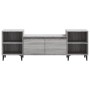 Sonoma gray plywood TV cabinet 160x35x55 cm by vidaXL, TV Furniture - Ref: Foro24-821202, Price: 92,99 €, Discount: %