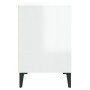 TV stand made of glossy white plywood, 100x35x55 cm by vidaXL, TV Furniture - Ref: Foro24-821182, Price: 58,56 €, Discount: %