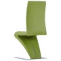 Dining chairs zigzag shape 6 pcs green synthetic leather by vidaXL, dining chairs - Ref: Foro24-3052960, Price: 499,42 €, Dis...