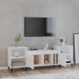 Mueble para TV madera contrachapada blanco brillo 160x35x55 cm de vidaXL, Muebles TV - Ref: Foro24-821198, Precio: 70,86 €, D...