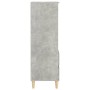 Aparador alto madera contrachapada gris hormigón 40x36x110 cm de vidaXL, Aparadores - Ref: Foro24-821240, Precio: 58,67 €, De...