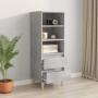 Aparador alto madera contrachapada gris hormigón 40x36x110 cm de vidaXL, Aparadores - Ref: Foro24-821240, Precio: 58,67 €, De...