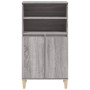 Aparador alto de madera contrachapada gris Sonoma 60x36x110 cm de vidaXL, Aparadores - Ref: Foro24-821226, Precio: 91,37 €, D...